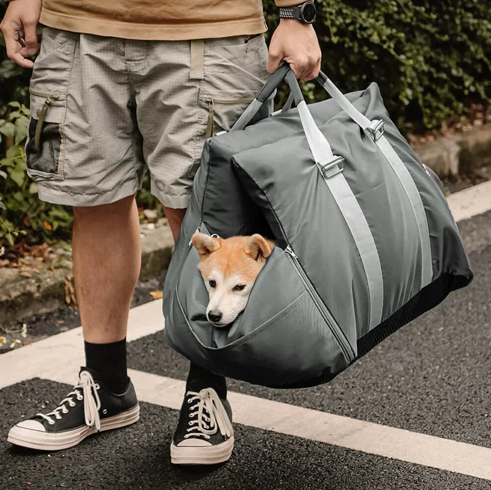 Mein Hund liebt dieses sichere und bequeme Autositzbett für jede Fahrt.