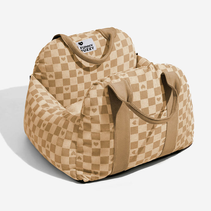 Robuste Konstruktion: Langlebiges Hunde-Autositzbett für den täglichen Gebrauch & Reisen.