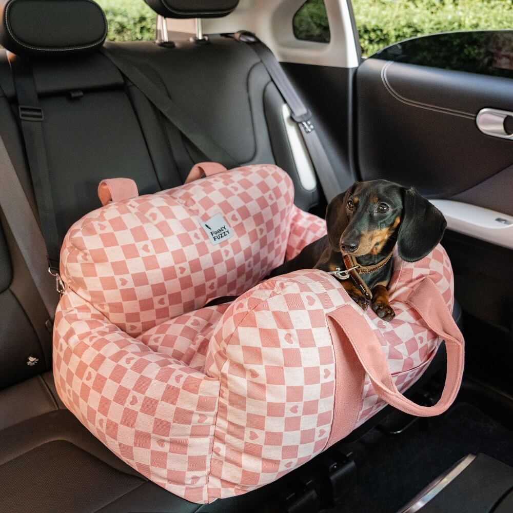 Für stressfreie Autofahrten: Hochwertiges Hunde-Autositzbett, langlebig & bequem.