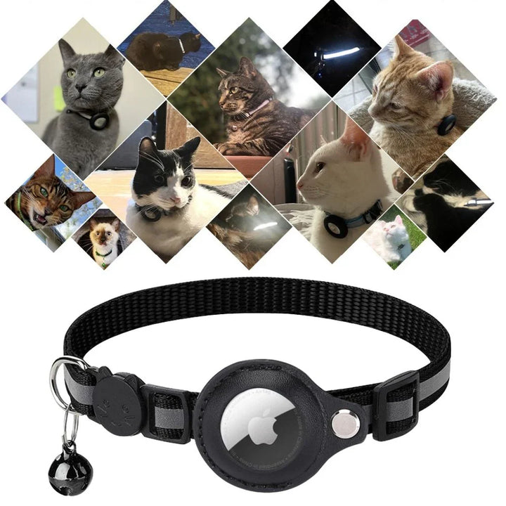 Robustes Sicherheits-Katzenhalsband mit Glöckchen & Auslöse-Clip. Wichtiges Katzenzubehör für draußen.