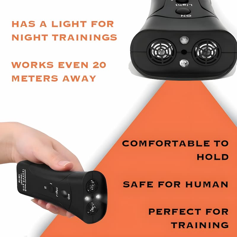 Fördert gutes Verhalten: SilentPaw Ultraschall-Trainingshelfer für Hunde- und Katzenerziehung.