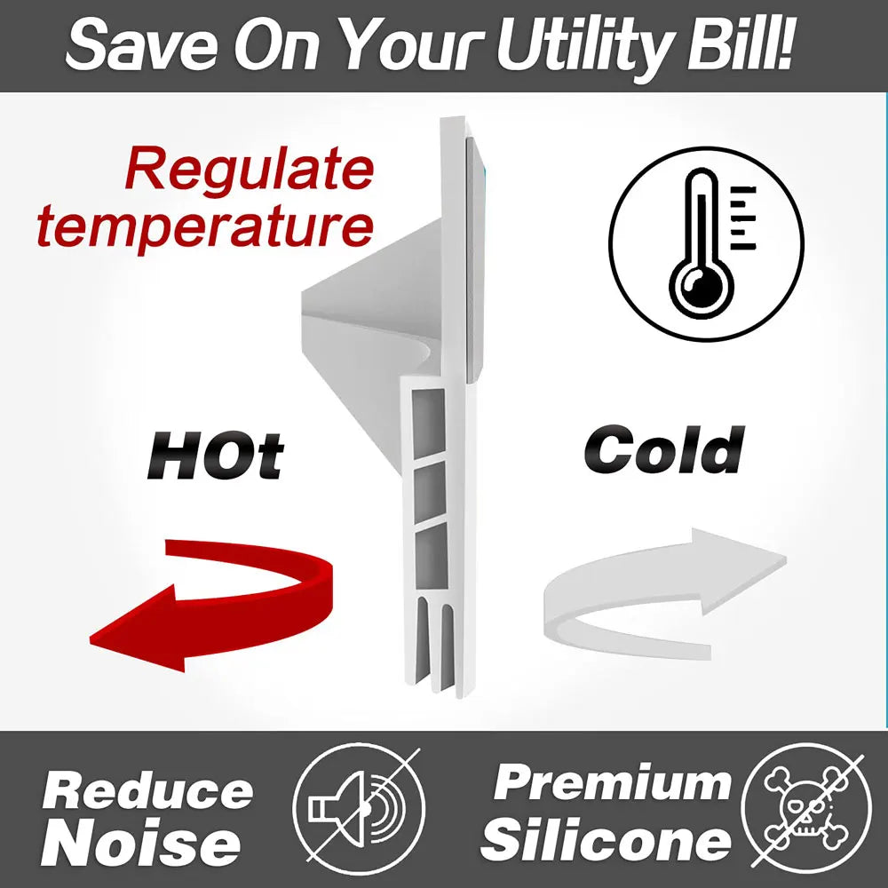 Effektiver Türzugluftstopper gegen Kälte, Lärm und Staub. Ideal für Heimwerken und Energiesparen zuhause.