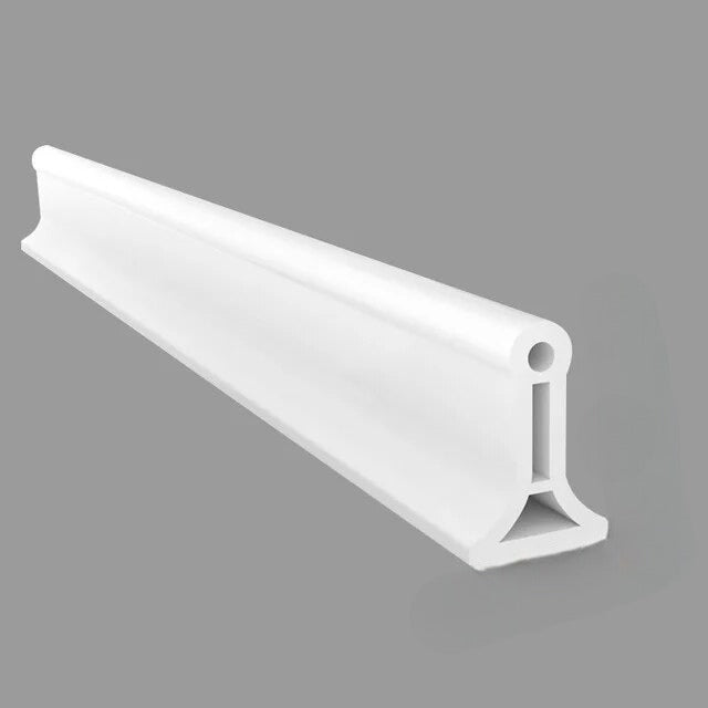 Silikon Duschbarriere für sichere, trockene Badezimmer. Effektiver Wasserschutz und Spritzschutz.