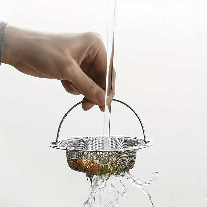 Effizientes SinkSaver Abflusssieb für Küchen- & Badspülbecken. Nie wieder verstopfte Abflüsse! Praktischer Haushaltshelfer.