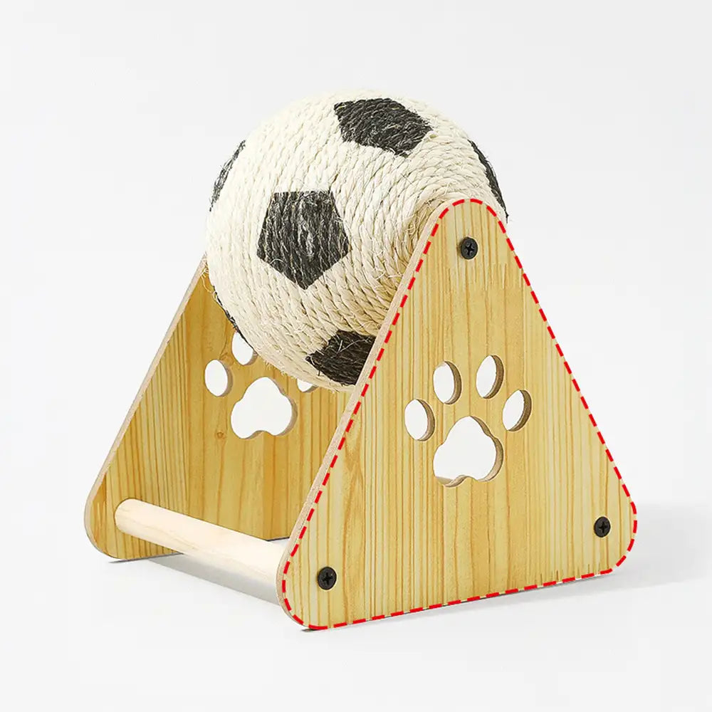 Interaktiver Sisal-Kratzball, ein Muss für jede Katze. Bietet stundenlangen Spielspaß & schont gleichzeitig Ihre Möbel.