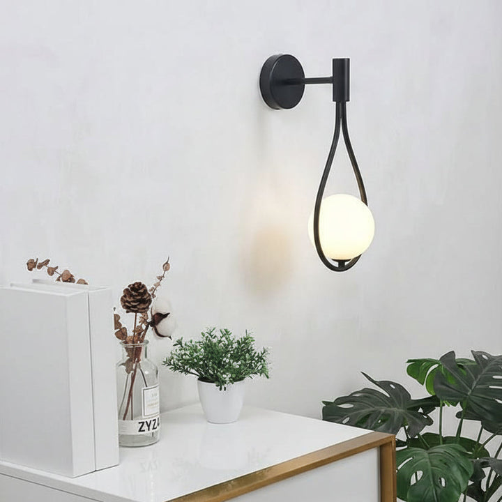 SKANDILUX skandinavische LED-Wandleuchte, dekorative Schlafzimmerlampe mit Akzentbeleuchtung.