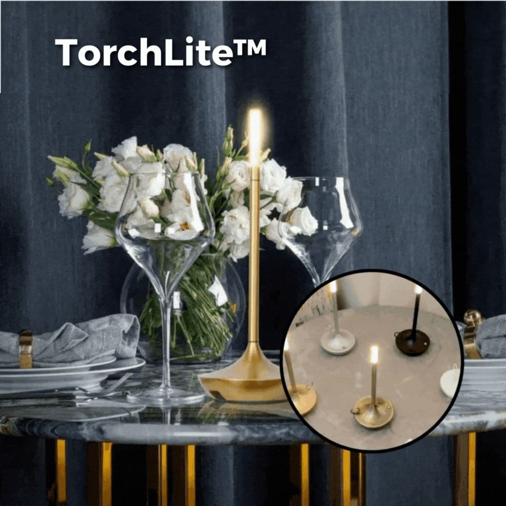 Skandinavische dimmbare LED Tischlampe aus Metall für gemütliches Ambiente im Wohnzimmer.