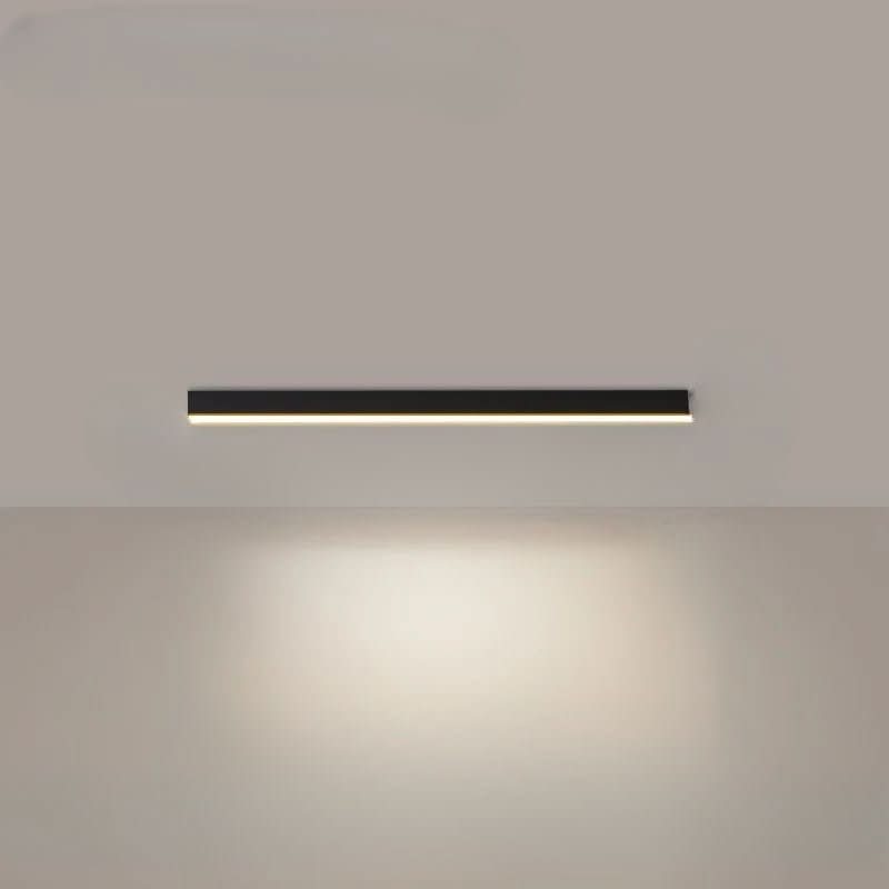 Skandinavische LED-Deckenlampe, flaches Design, minimalistisch, dimmbar, Aluminium für moderne Ästhetik.