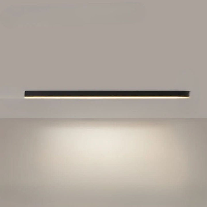 Funktionale LED-Büro-Deckenlampe, skandinavisch, minimalistisch, dimmbar, schafft optimales Arbeitslicht.