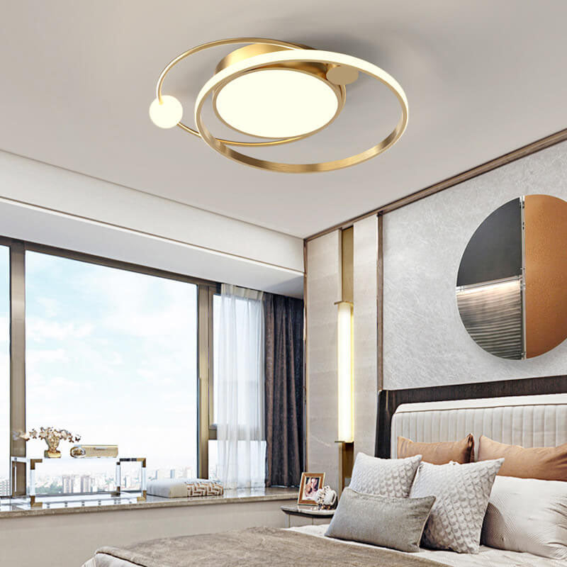 Skandinavisches Design LED Deckenleuchte, bündig, modernes Licht für Küche oder Bad.