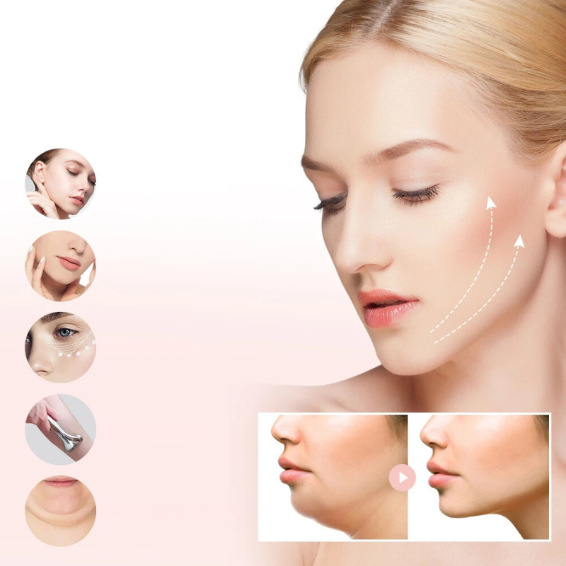 Elegantes Skinova Lift Beauty-Gerät, elektrisches Mikrostrom Gesichtsmassagegerät für Kollagen-Boost.