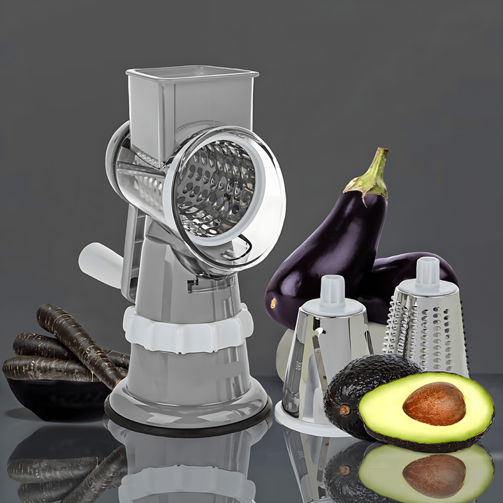 SliceMate Pro Gemüseschneider: Multifunktionales Küchengerät schneidet Gemüse schnell & sicher. Zeitersparnis beim Kochen.