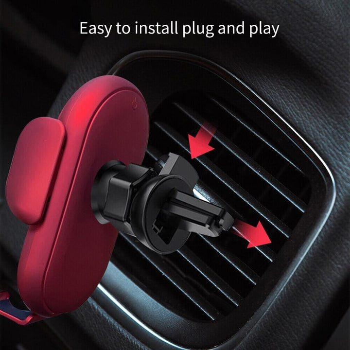 Modernes Kfz Gadget: Smarte Handyhalterung mit kabelloser Ladefunktion für alle Smartphones.