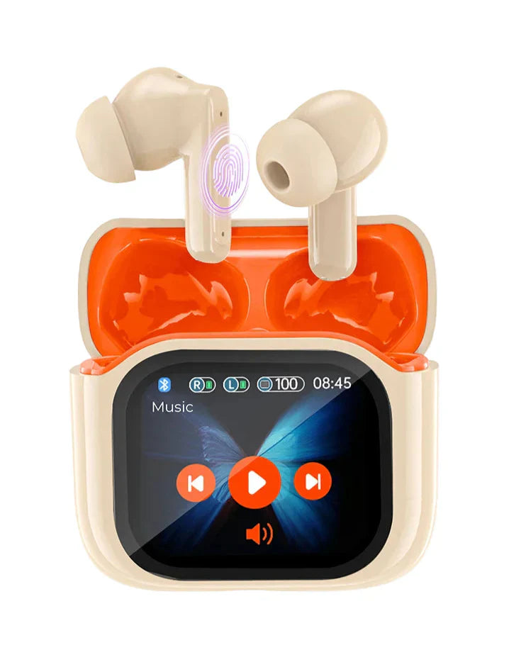 Avelora Bluetooth Kopfhörer: KI-Übersetzung, Touchscreen-Steuerung & Geräuschunterdrückung für globale Kommunikation.