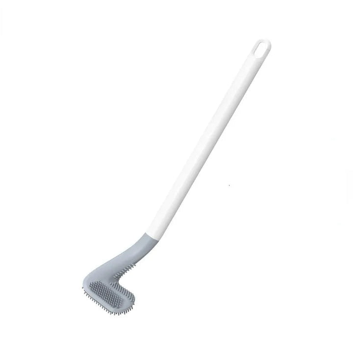Komplettset: PureClean Toilettenbürste mit Silikonkopf und passendem, hygienischem Wandhalter.