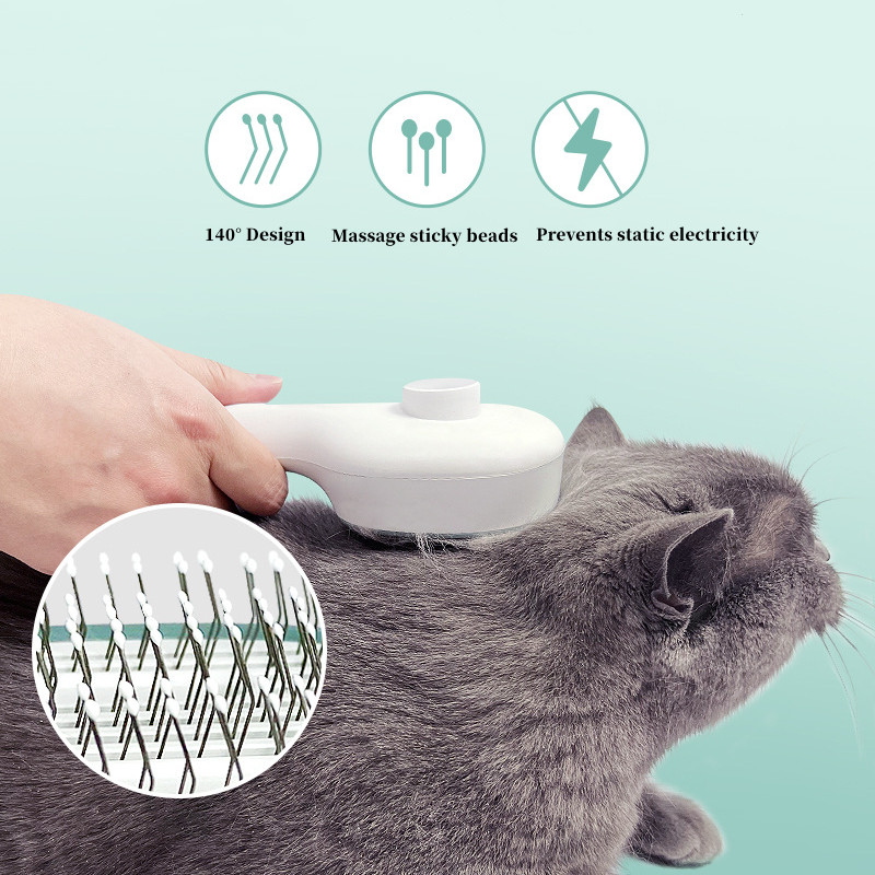 Innovative smarte UV-Katzenbürste für gesunde Katzen. Reinigt Fell, schützt vor Zecken & Flöhen.