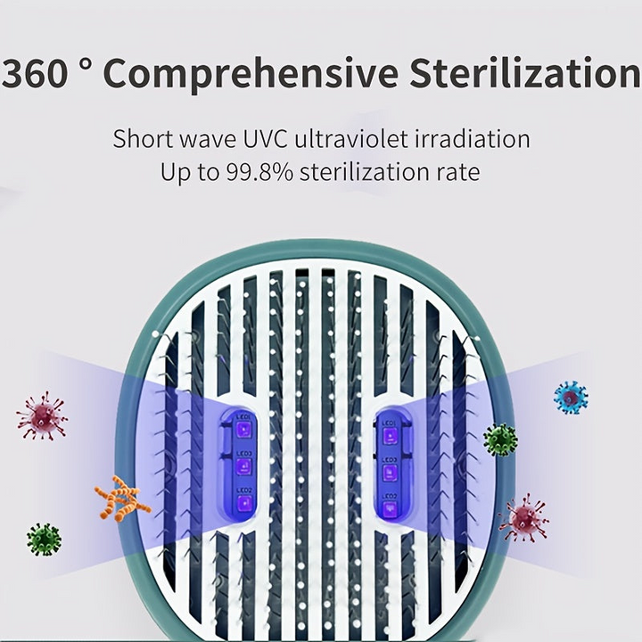 Hygienische UV-Katzenbürste. Reinigt das Fell, entfernt Schmutz & bietet Zeckenschutz. Für gesunde Katzen.