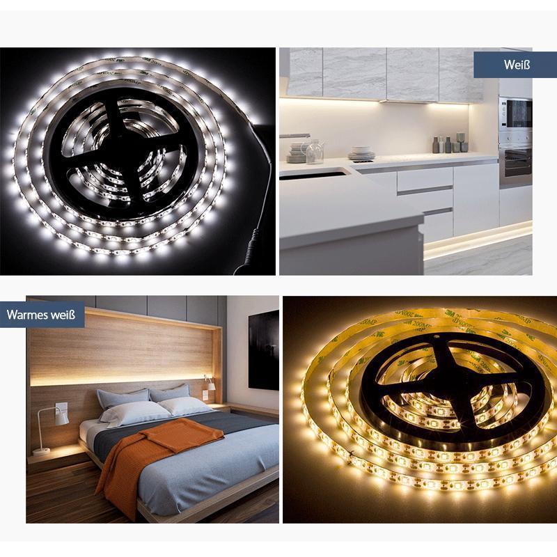 Automatischer LED Lichtgürtel mit Bewegungssensor, wasserdicht für bequemes Licht, wo Sie es brauchen.