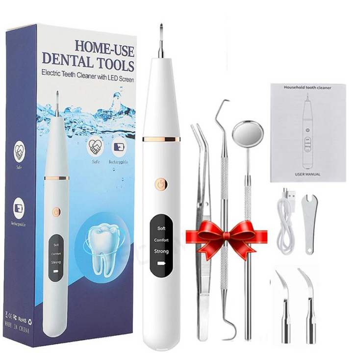 SmileFresh Ultraschall Plaque- & Fleckenentferner für strahlende, weiße Zähne & verbesserte Mundhygiene.