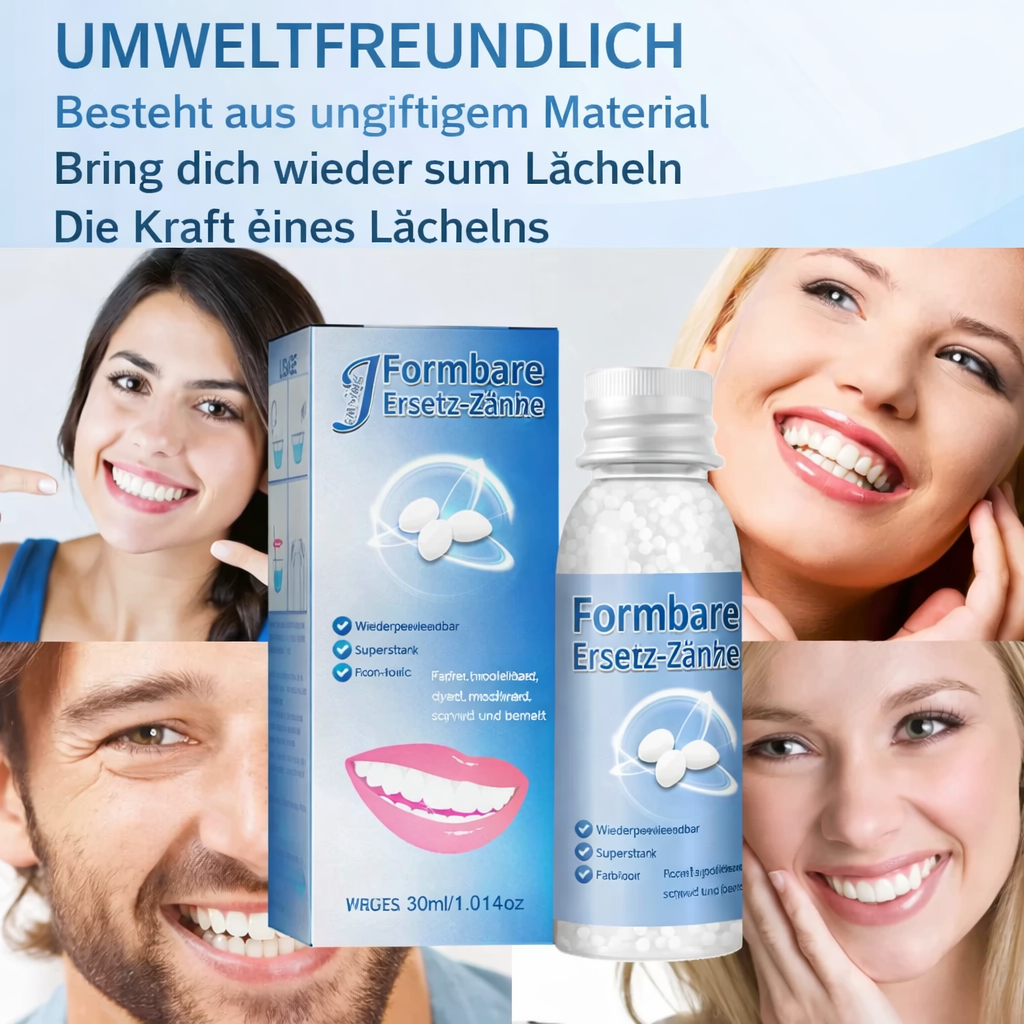 DIY provisorische Zahnreparatur für Notfälle. Einfach anzuwenden für verbesserte Zahnpflege.
