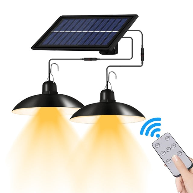 Einfach zu bedienende Solar-Wandleuchte mit Fernbedienung und Bewegungssensor für automatische, energieeffiziente Beleuchtung.