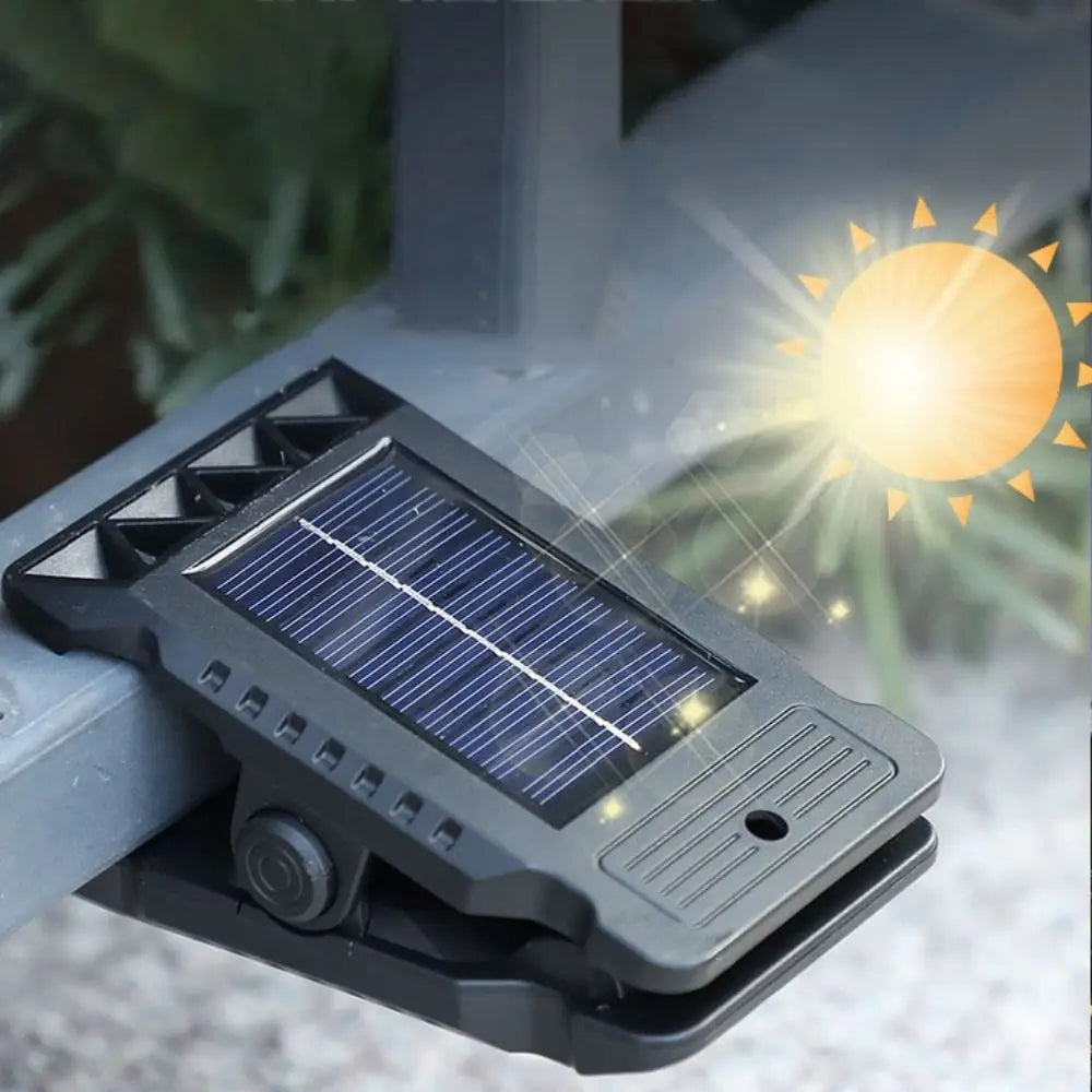 Außenleuchte mit Bewegungssensor für Sicherheit. Solarbetrieben und energieeffiziente Beleuchtung.