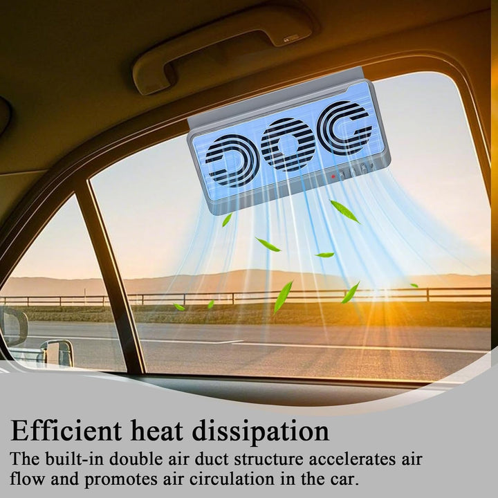 Aurovent Solar Auto Fensterlüfter mit Dual-Luftkanal für optimale Ventilation, Abgasführung & Frischluft.