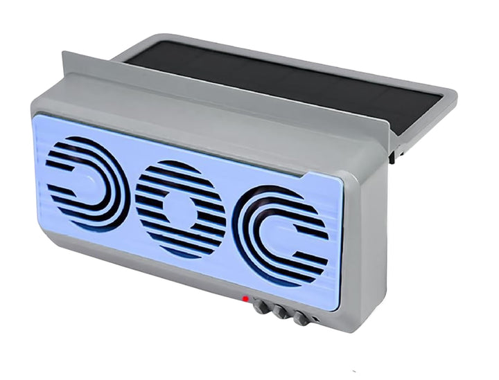 Solar-Ventilator fürs Auto, hält den Innenraum gekühlt & belüftet, verhindert hohe Temperaturen & schlechte Gerüche.