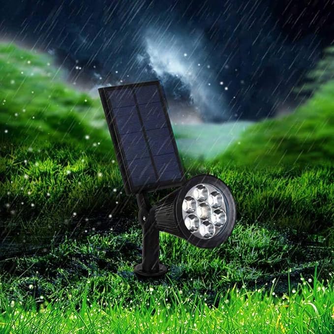 Solar-Wegbeleuchtung im Garten, LED-Gartenlicht führt sicher durch den Außenbereich, energieeffizient.