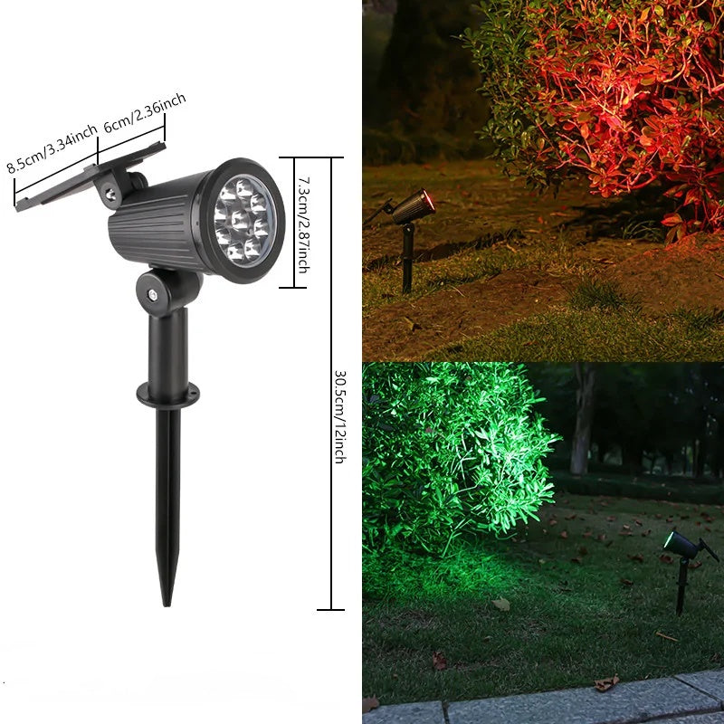 Stilvolles Terrassenlicht mit Solar-LED-Beleuchtung, setzt Akzente im Garten und schafft Atmosphäre.