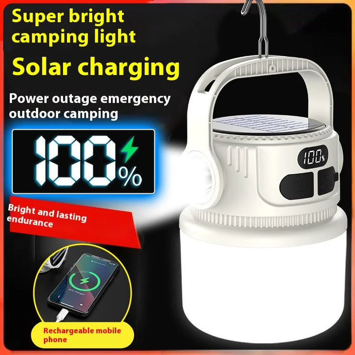 Wasserdichte Solarleuchte als Gartenlampe oder Terrassenbeleuchtung, für gemütliche Abende draußen.