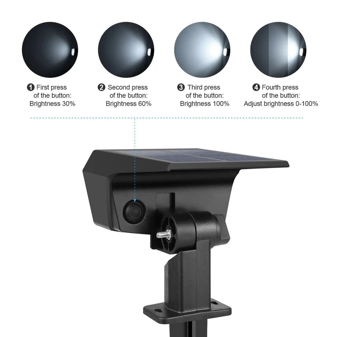 Effiziente LED-Wegbeleuchtung. Solarbetrieben, wasserdicht & robust. Ideal für Garten & Hof.