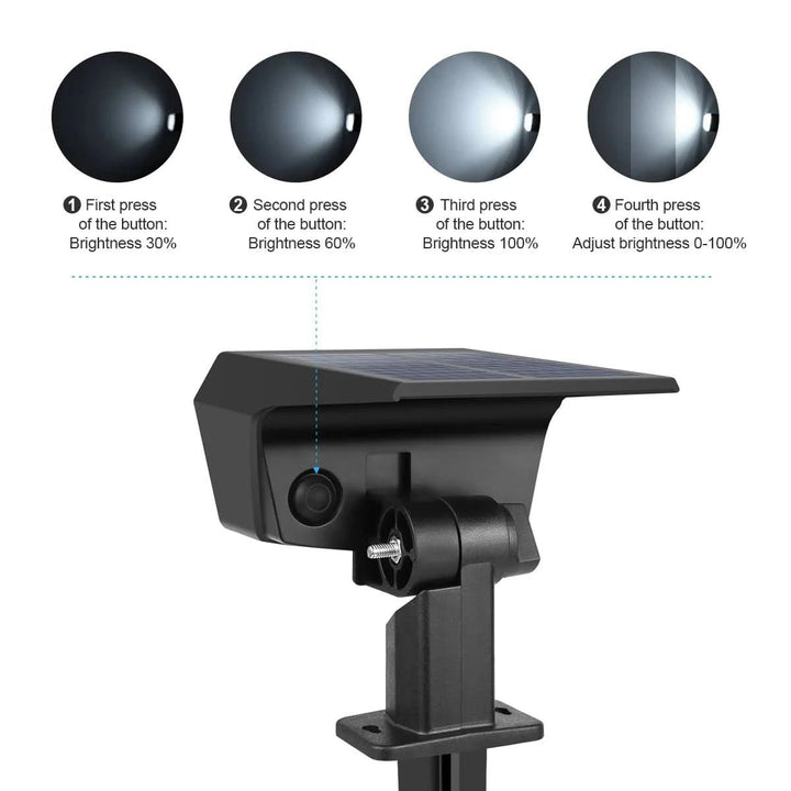 Effiziente LED-Wegbeleuchtung. Solarbetrieben, wasserdicht & robust. Ideal für Garten & Hof.