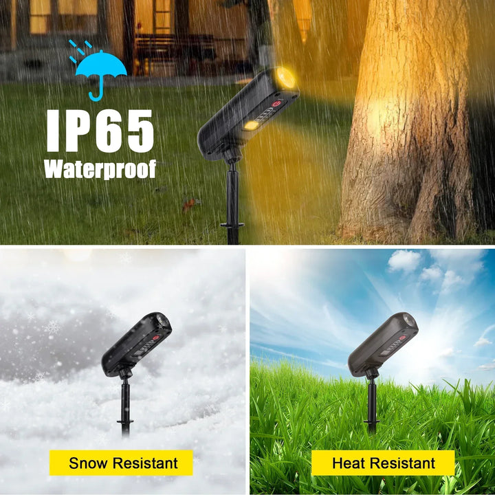 Energieeffiziente Solar Außenleuchte LED, robust und wasserdicht, perfekt als Terrassen- & Wegbeleuchtung.