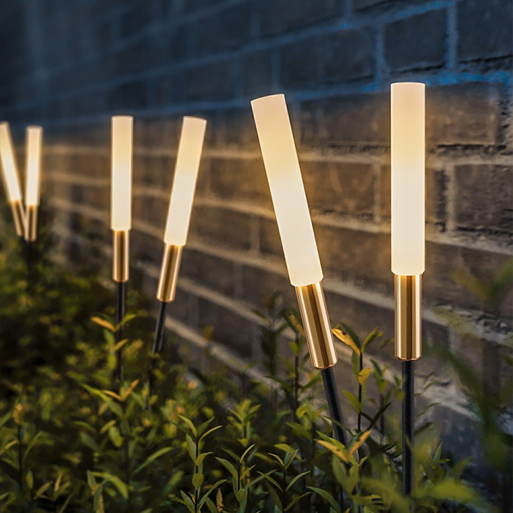 Dekorative Solar-LED-Schilflichter schaffen magisches Ambiente in Garten, auf Terrasse & Balkon.