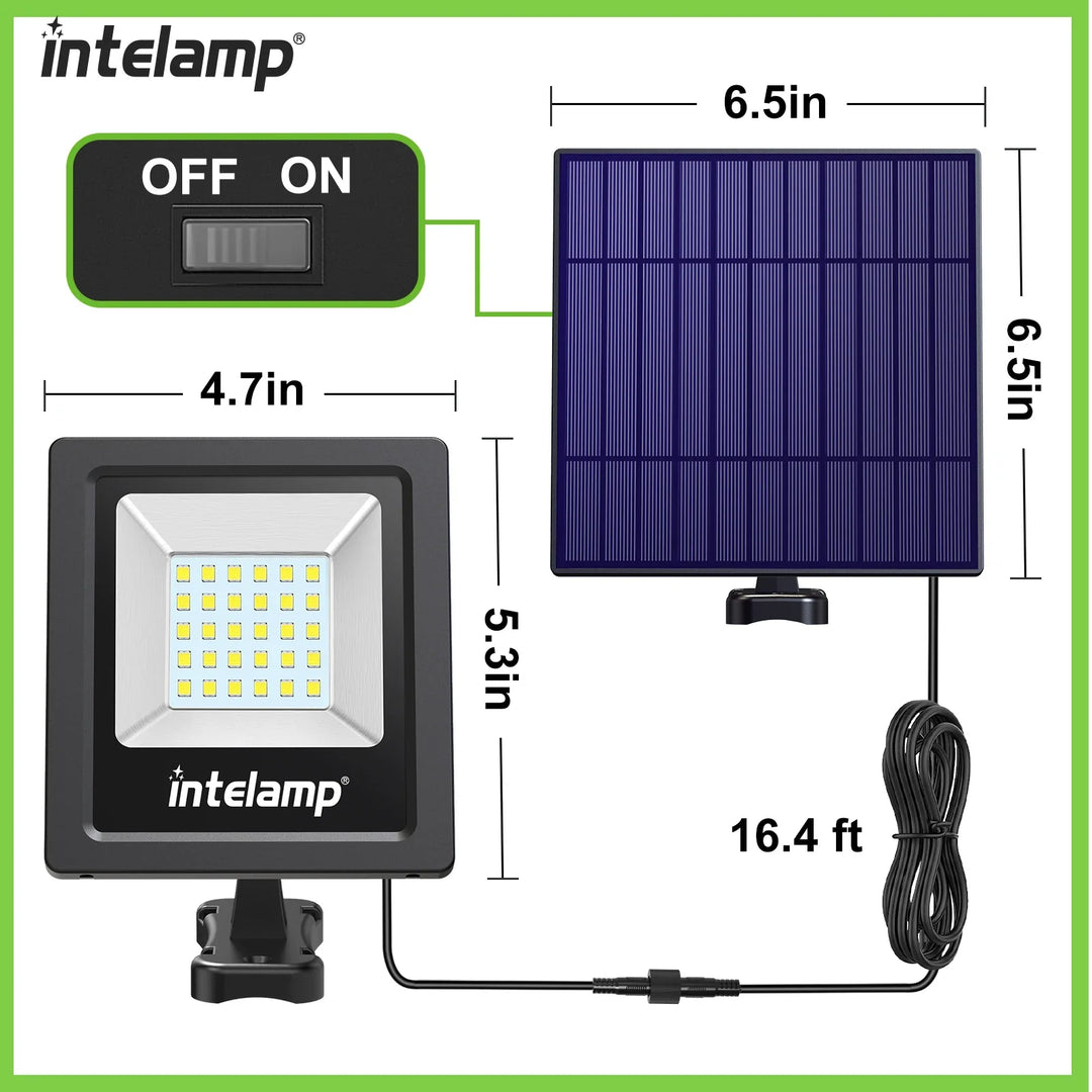 Wetterfeste (IP65) Solar-LED-Außenleuchten im Duo Set, 1200LM hell, ideal für Garten & Eingangsbereich.