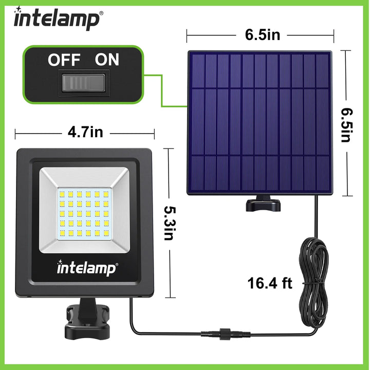 Wetterfeste (IP65) Solar-LED-Außenleuchten im Duo Set, 1200LM hell, ideal für Garten & Eingangsbereich.