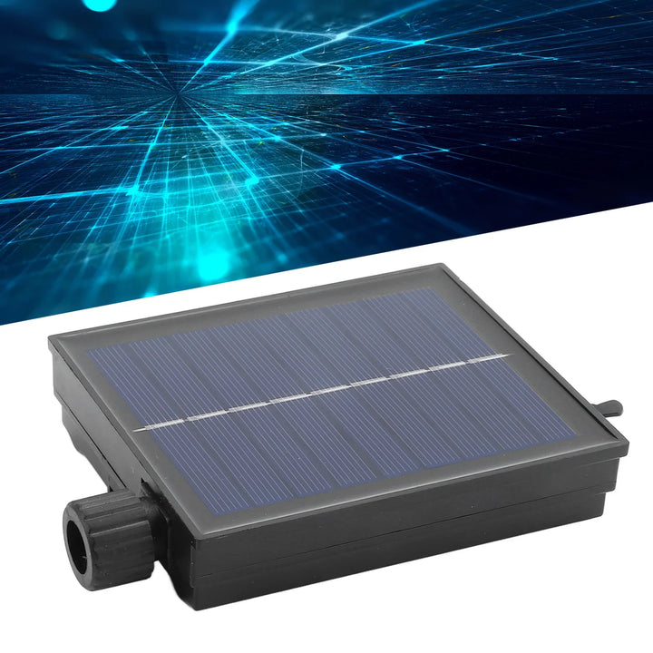 Solar Steuerbox für Lichterketten mit Panel, IP65 wasserdicht, ideal für Garten-Außenbeleuchtung.