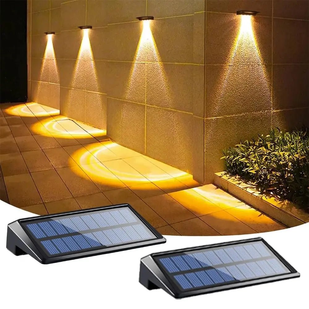 Wetterfeste Solar-Gartenlampe: Robuste LED-Wandleuchte für den Außenbereich, ideal für jede Witterung.