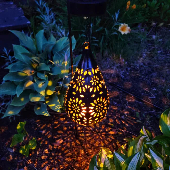 Wetterfeste LED-Solarleuchte aus robustem Edelstahl für den Garten, langlebige Außenbeleuchtung.