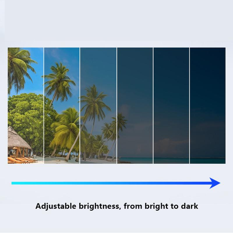Vielseitige Sonnenbrille mit intelligenter Tönung für jede Outdoor-Aktivität. Rund, Metallrahmen.