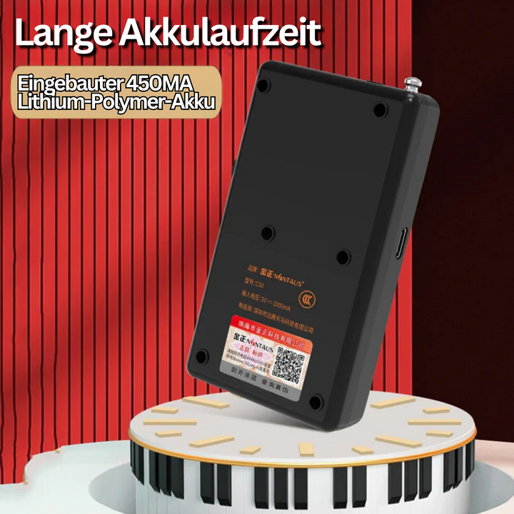 SoundPocket Mini: Innovatives tragbares Bluetooth Radio, MP3-Player & Gadget für unterwegs.
