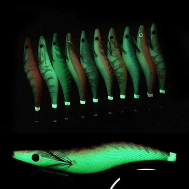 SQUIDPRO 3D Tintenfisch Jig-Köder. Ein leistungsstarker Angelköder für verschiedene Fischarten beim Fischen.
