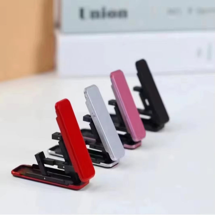 Vielseitiger Mini Handyhalter. Stabiler, kompakter Smartphone Ständer für freihändigen Komfort & alle Modelle.