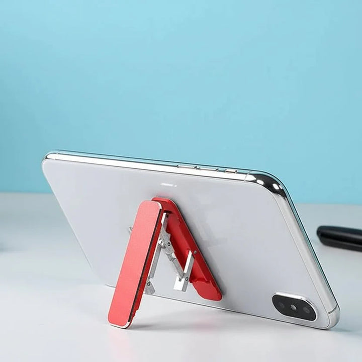 Freihändiger Smartphone Ständer für Küche, Rezepte & Videoanrufe. Stabiler, kompakter Tischständer.