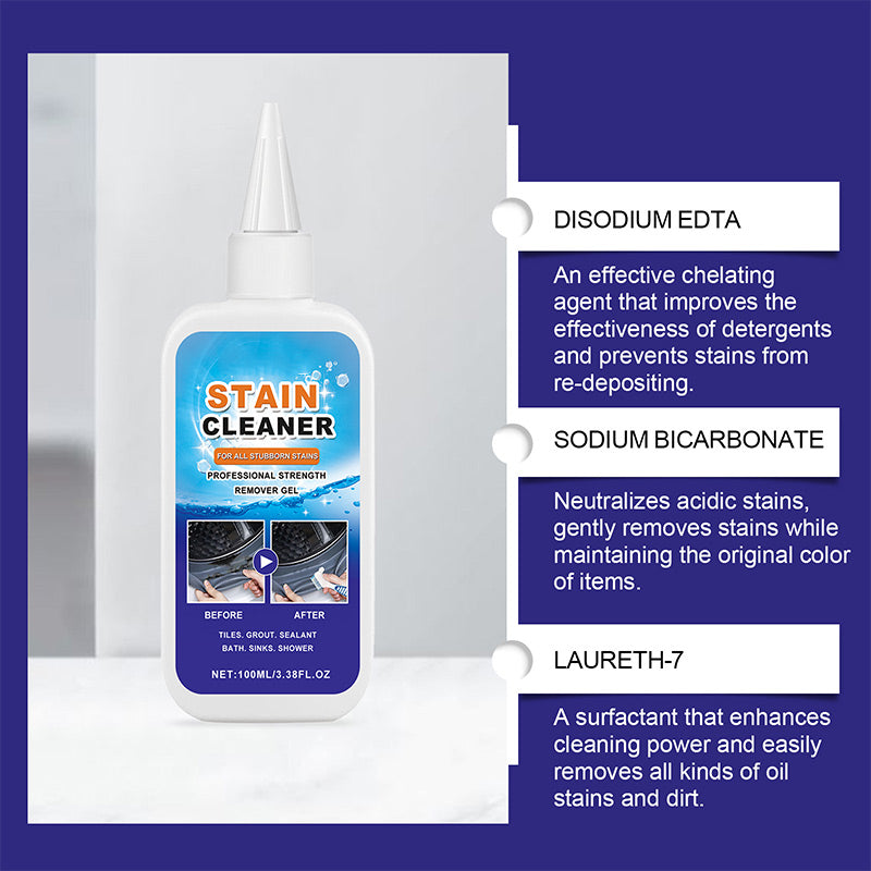 StainShield Gel reinigt verschimmelte Fugen & Silikonfugen, entfernt Flecken mühelos.