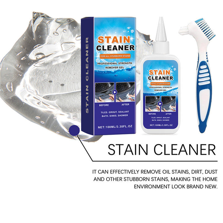 StainShield Gel Tube für präzise Anwendung; entfernt Schimmel & Flecken von Fliesen, Fugen, Silikon im Haushalt.