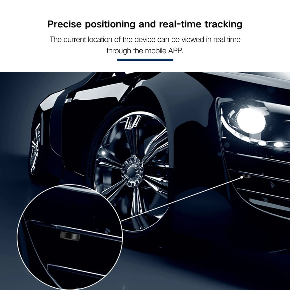 Universeller magnetischer GPS Tracker. Perfektes Ortungsgerät für PKW, LKW & Motorräder. Echtzeit Überwachung.