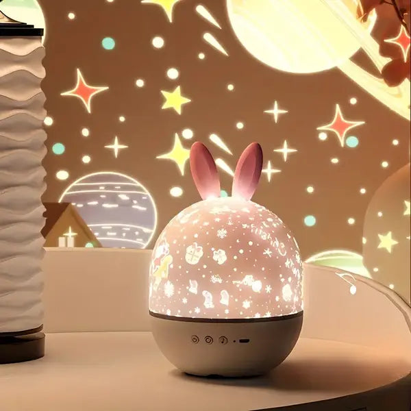 Sternenhimmel-Projektor für Kinderzimmer, beruhigendes Nachtlicht mit magischen Sternen.