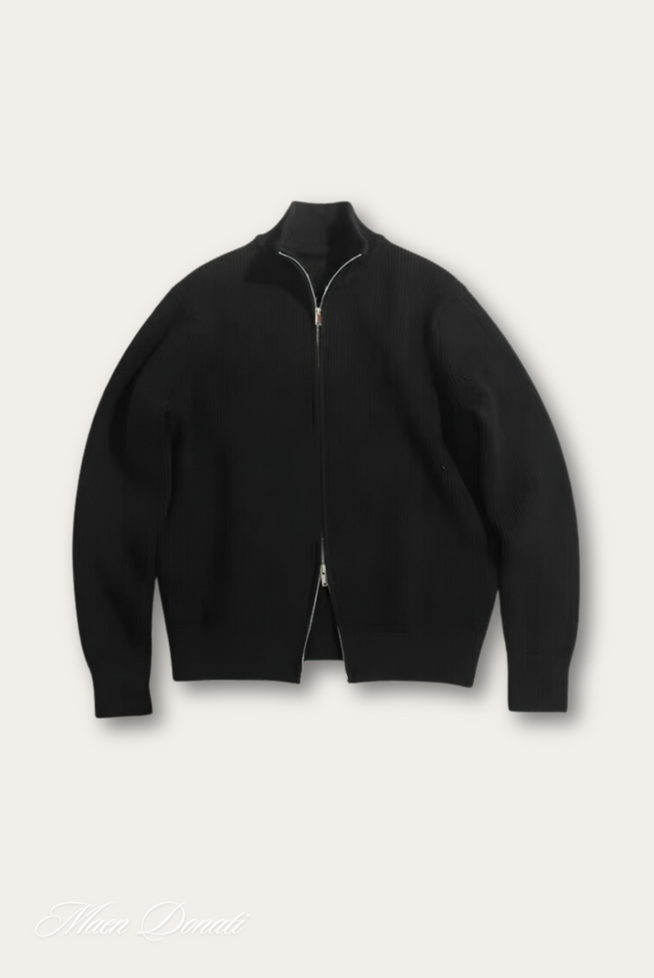 Stilvolle Herren-Herbstweste, ärmellos, mit Reißverschluss. Ideal für Business Casual & bequeme Freizeitmode.
